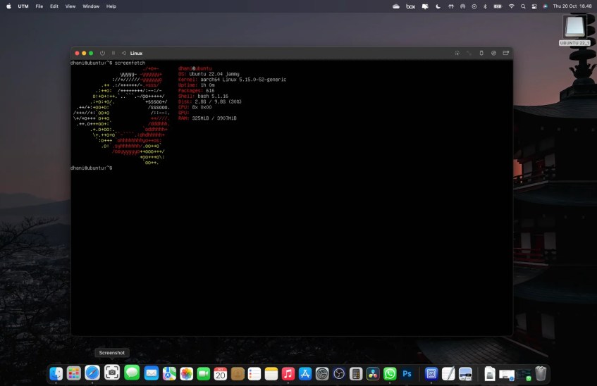 ubuntu arm on Macbook M1