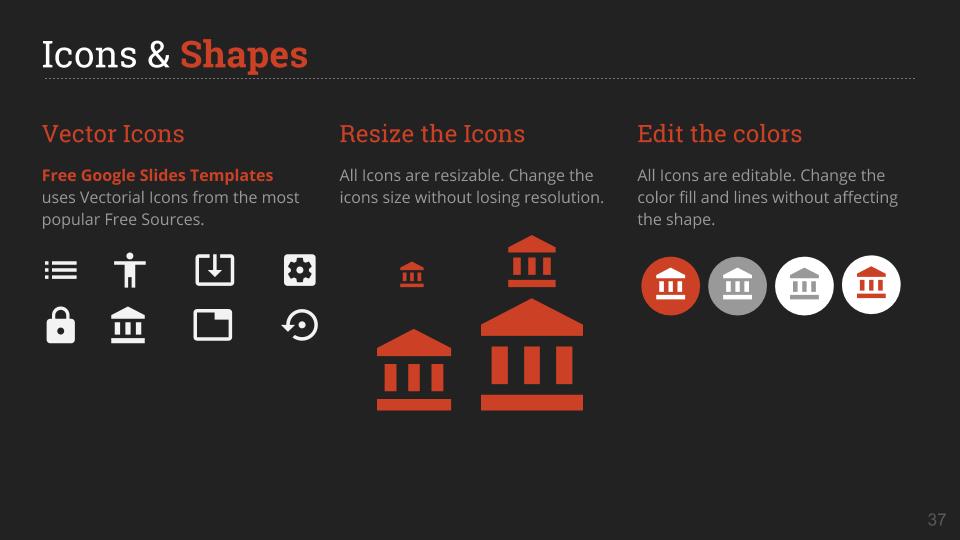 Click customize theme customize theme. Red Aesthetics Icons and Shapes - Free Google Slides Templates