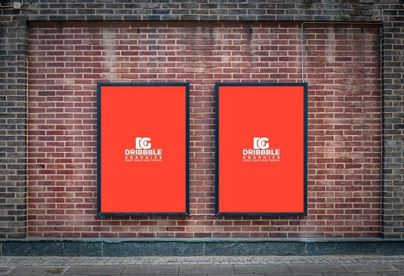 Free 13 x poster or. 36 Best Free Wall Mockups 2022 Freehtmldesigns