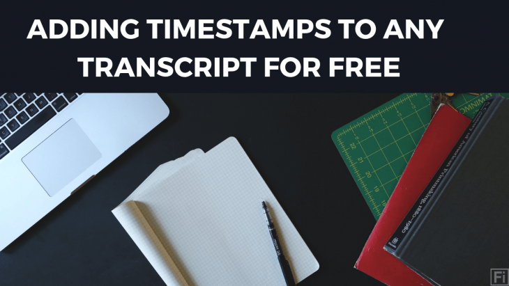 adding timestamps to transcripts