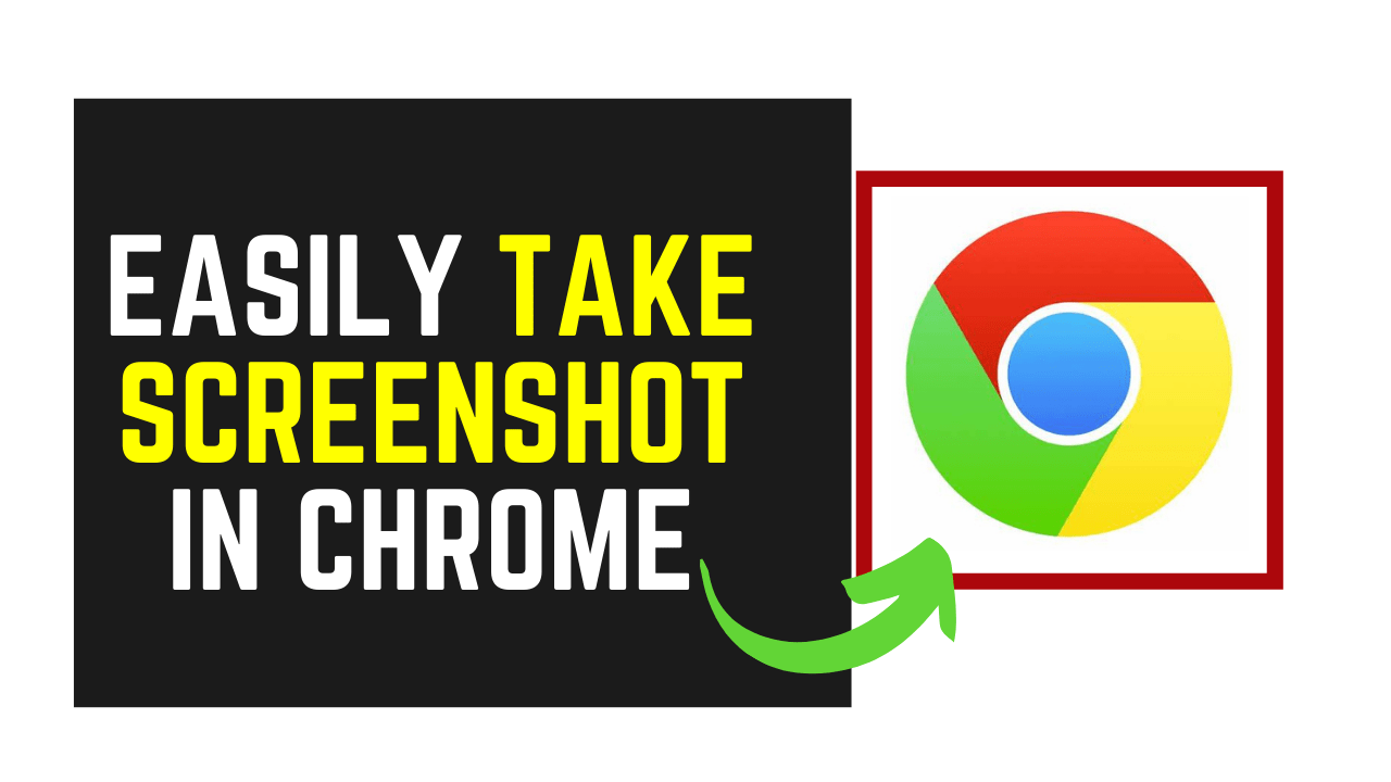 take screenshots on Google Chrome