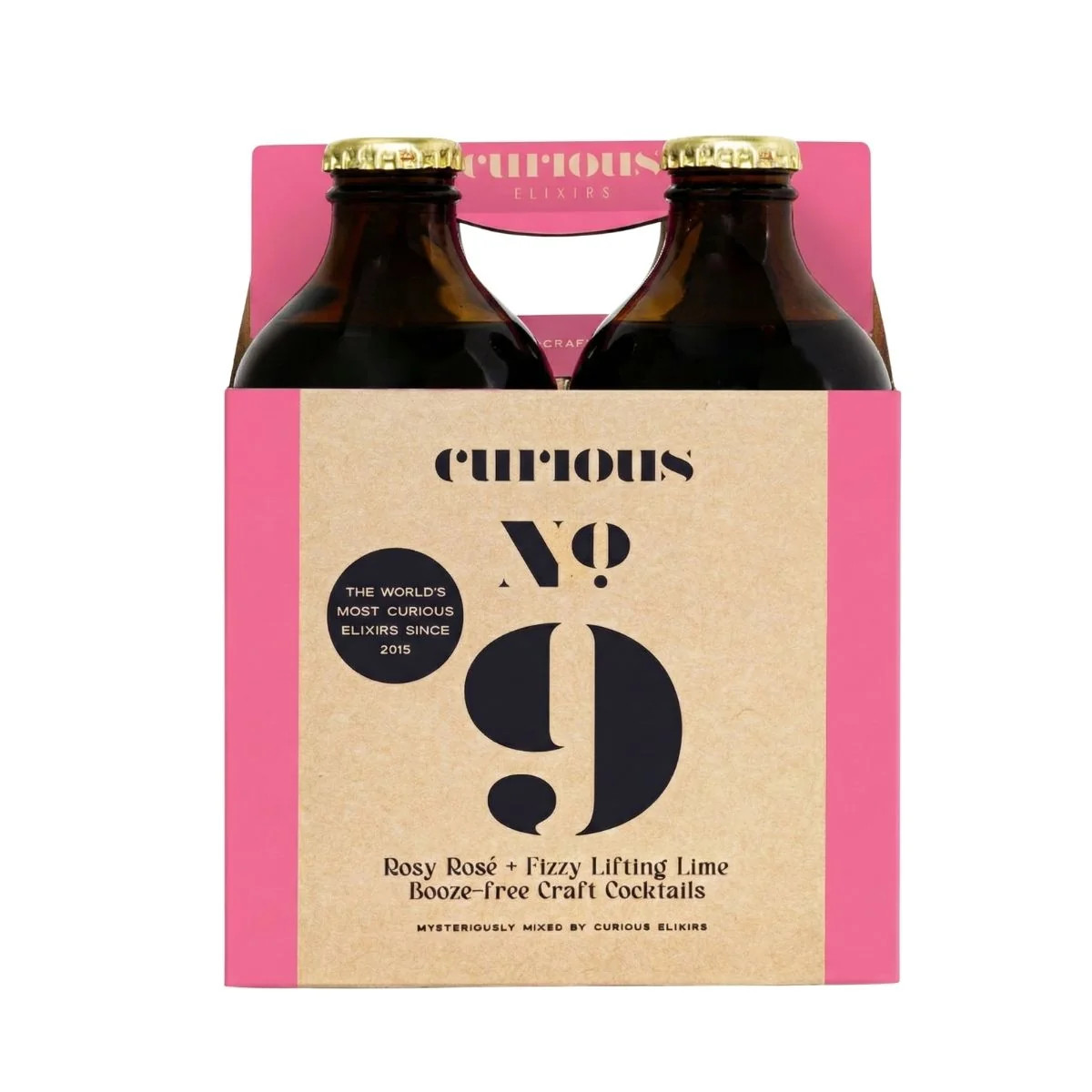 [4-pack] Curious Elixir 9: Non-Alcoholic Sparkling Rose