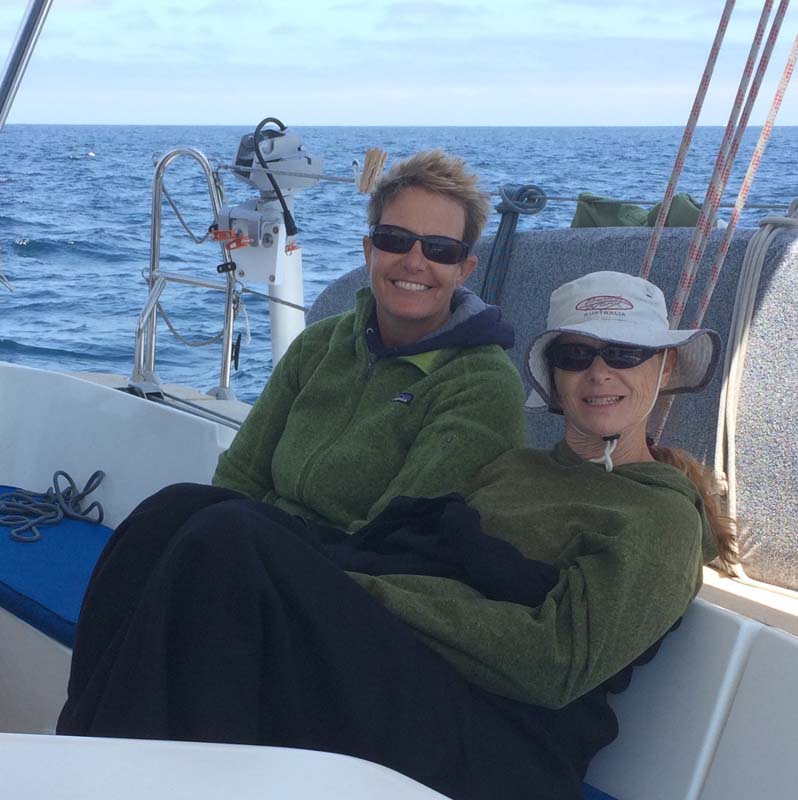 Crew aboard Free Luff