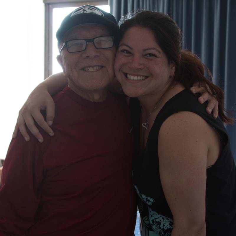 Pop and his granddaughter, Sammi