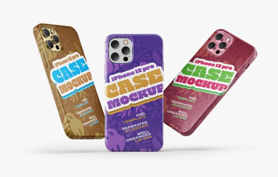 Mockup ốp lưng iPhone 12 Pro Download Mockup miễn phí