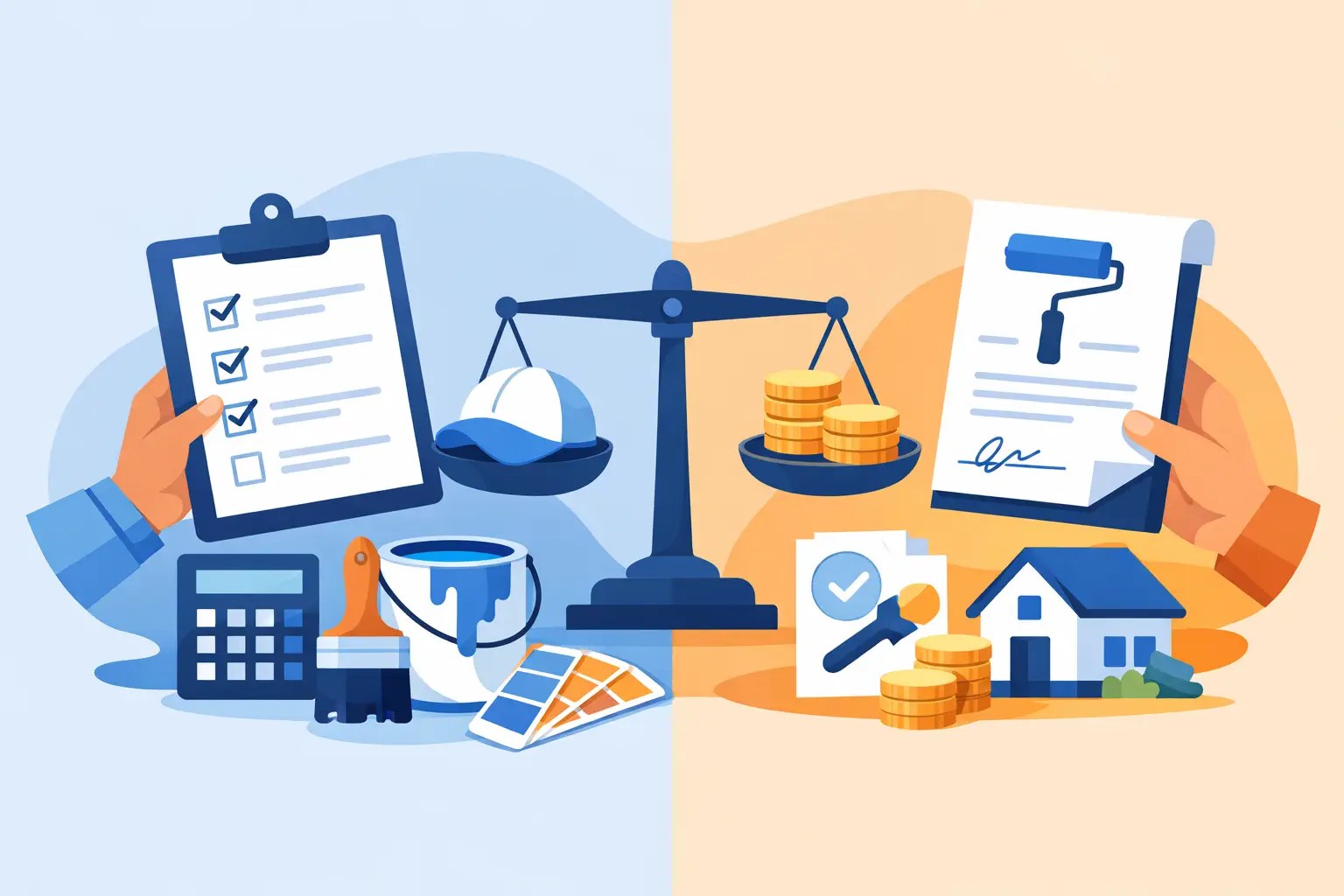 Painting Estimates Versus Fixed Quotes Explained