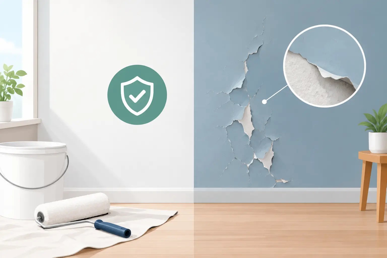 Does Wall Priming Prevent Peeling Over Time?