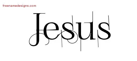 Decorated Name Tattoo Designs Jesus Free - Free Name Designs 200_x_450_jpg