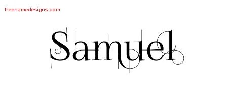 Decorated Name Tattoo Designs Samuel Free - Free Name Designs 200_x_450_jpg