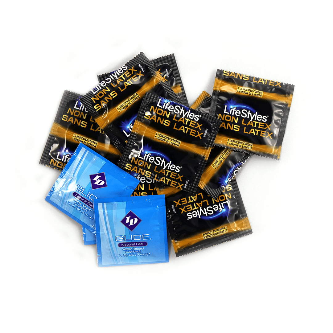 Fill out the form below to get a free sample pack of cozy condoms. The Nope To Latex Nice Package