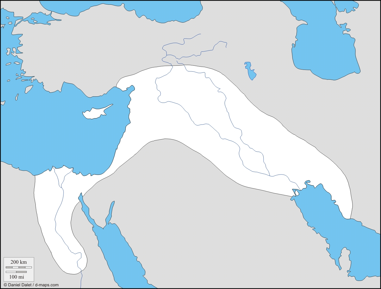 Blank Map Of Mesopotamia Free Printable Javier S Blog.