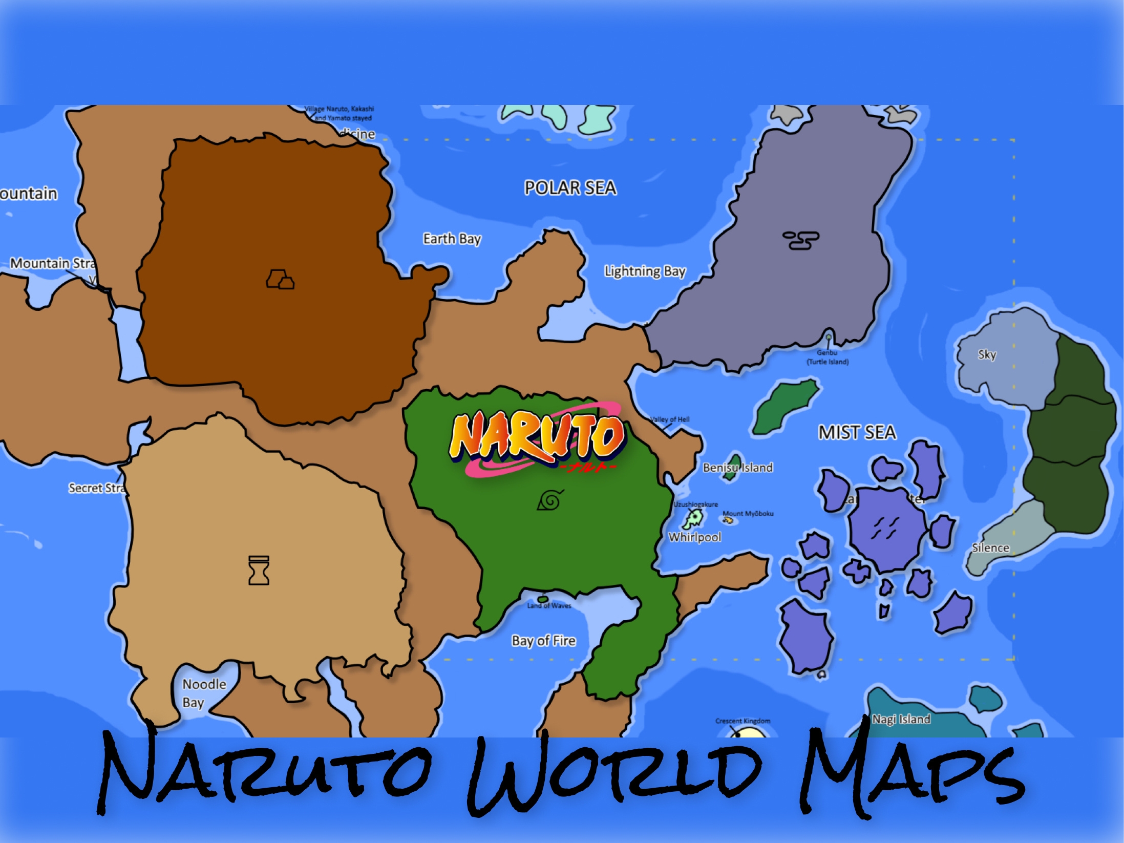 Map Of The Naruto World Free Printable Map Naruto Worldmap By Subham Saha On Dribbble 