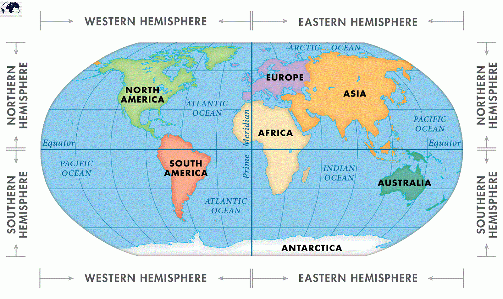 World Hemispheres Map Free Printable Map Printable World Map With Hemispheres In Pdf Template 3 