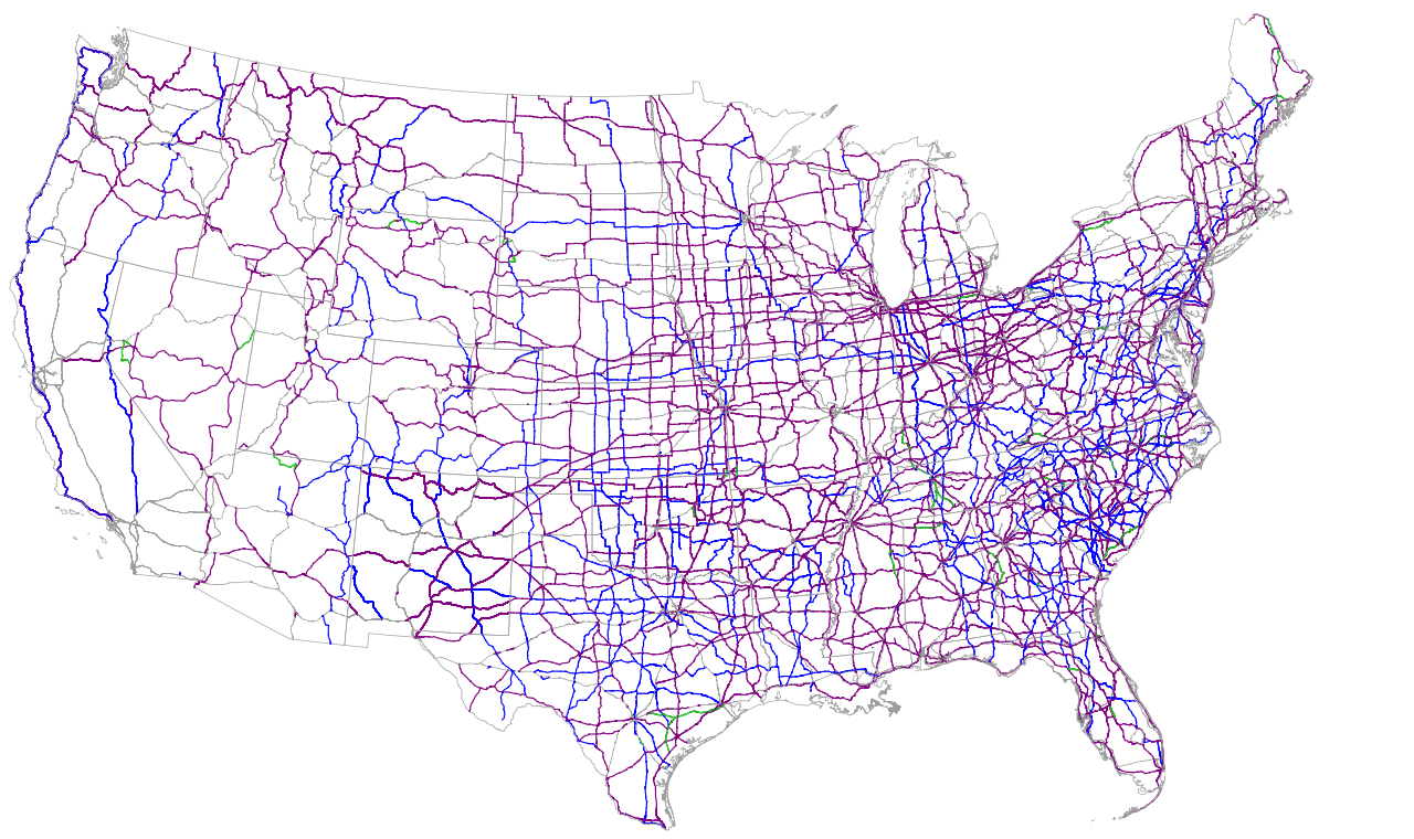 Map Of The United States Interstate Highway System Free Printable Map United States Numbered Highway System Wikipedia 