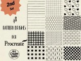 Procreate Pattern Brushes Ii Set Free Procreate Brushes