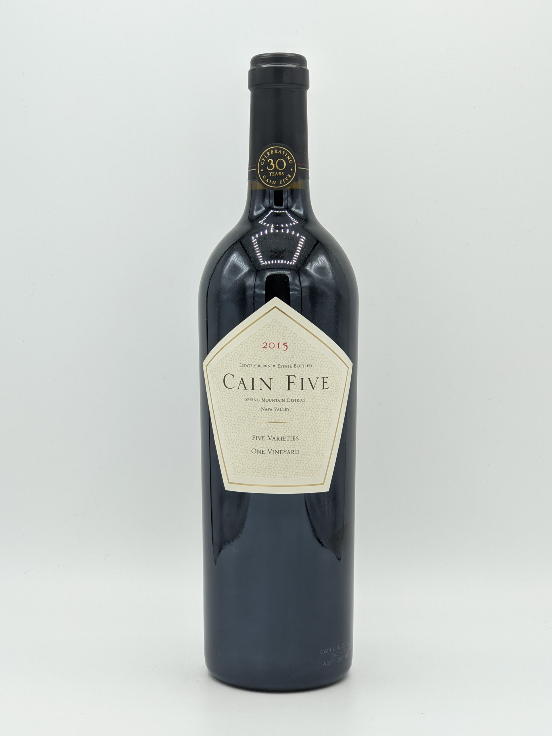Cain Vineyard Five 2015 - Free Range Wine & Spirits