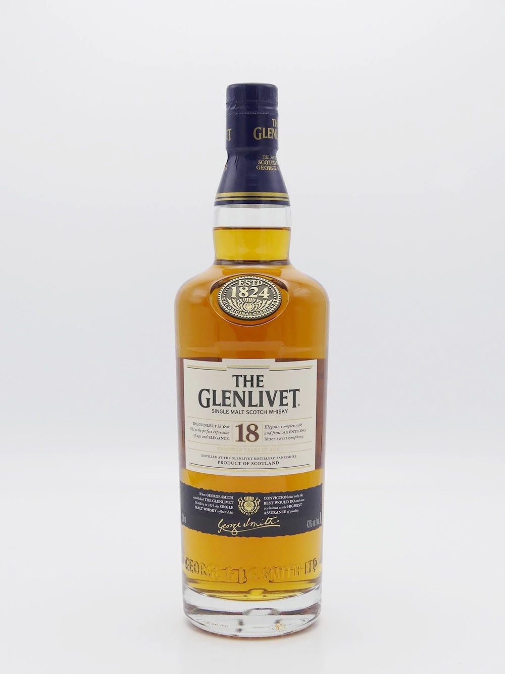 THE GLENLIVET 18年 ザ・グレンリベット（THE GLENLIVET） グレンリヴェット 18年 43