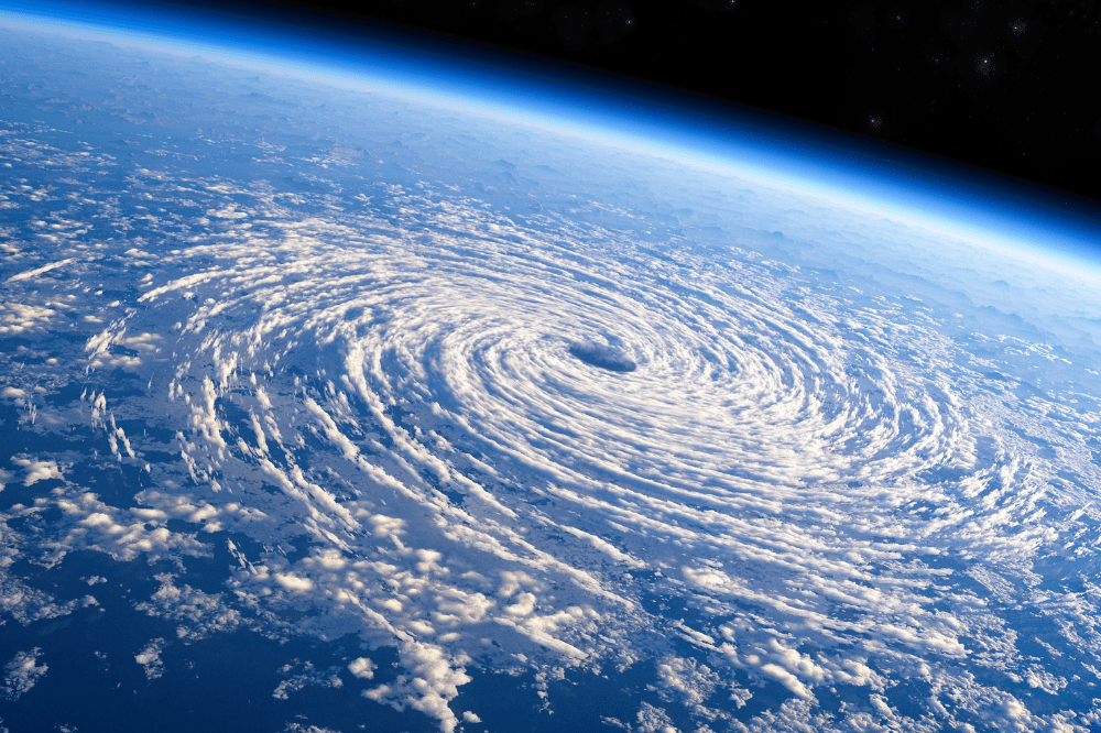 storm from space