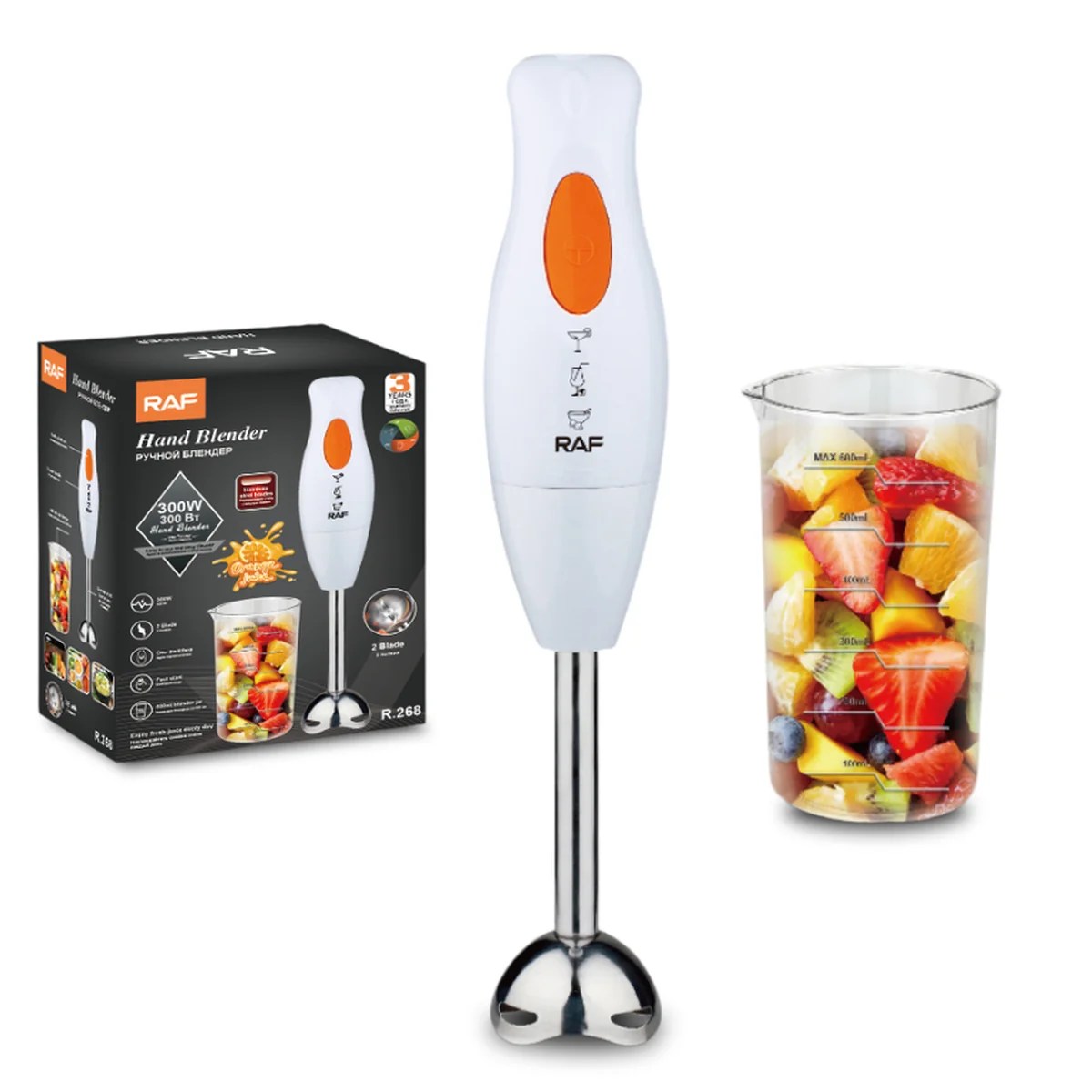 Mixer de Mão RAF R268 – 300W
