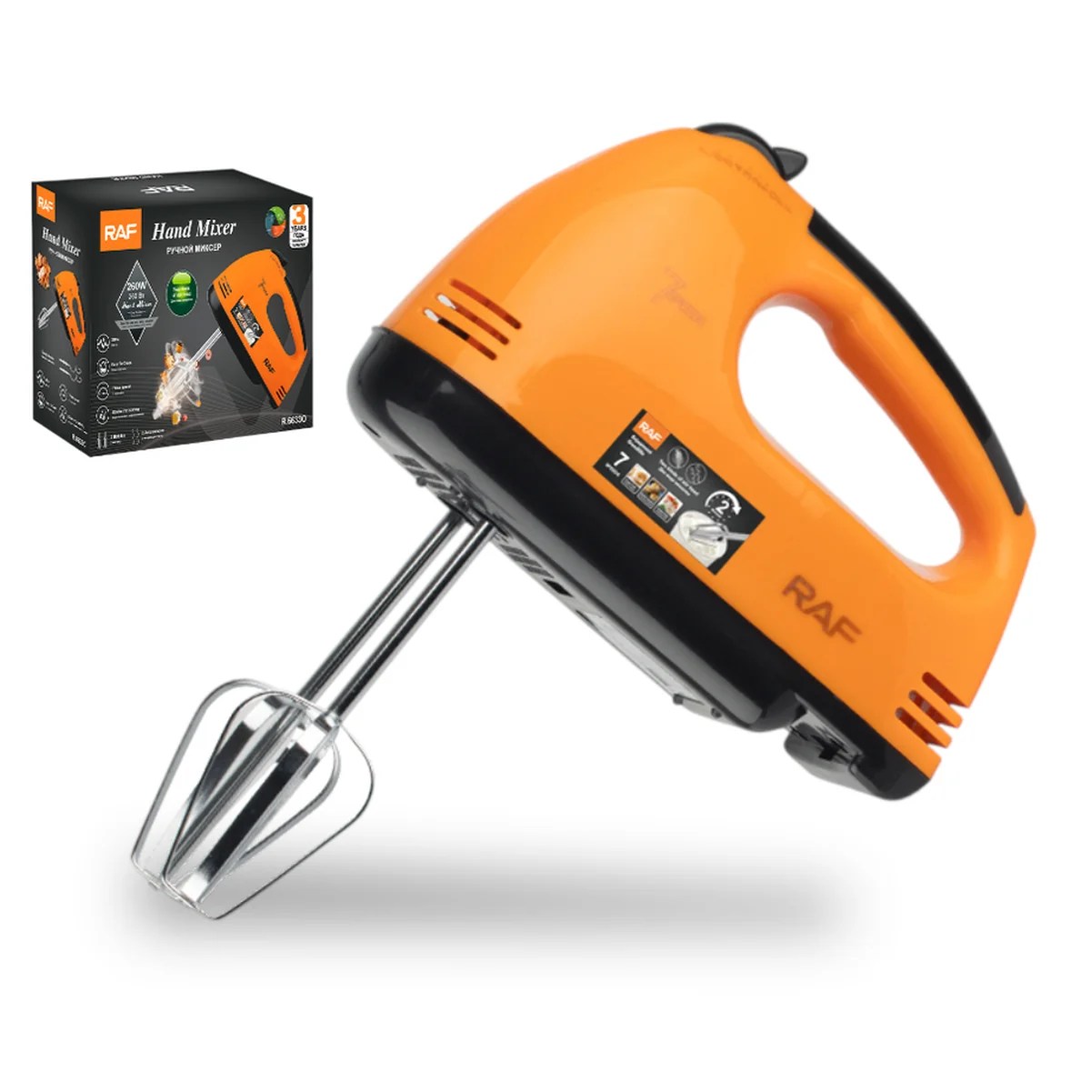 Batedeira De Mão Raf R6633b – 7 Velocidades