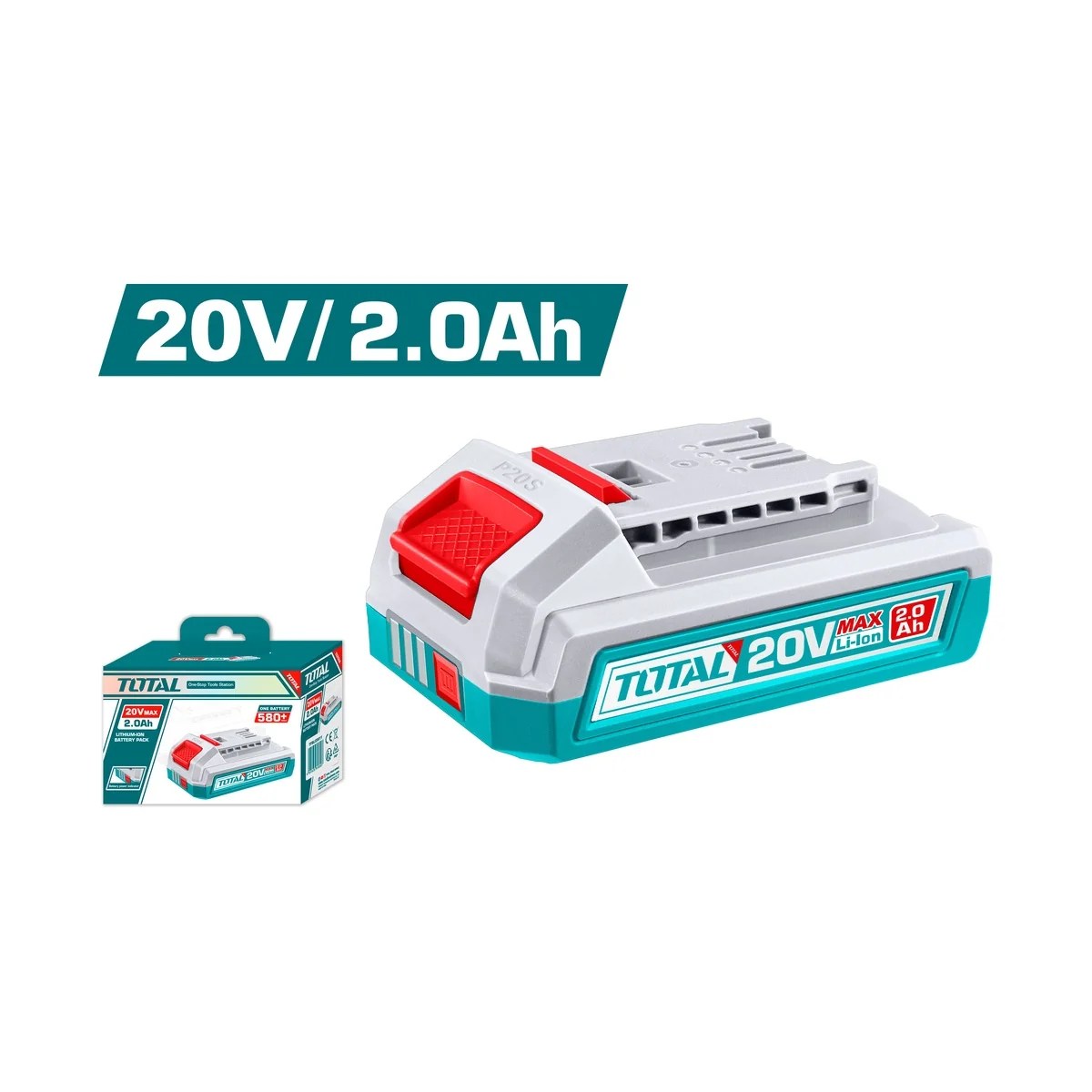 Bateria de Íons de Lítio 20V 2,0Ah P20S