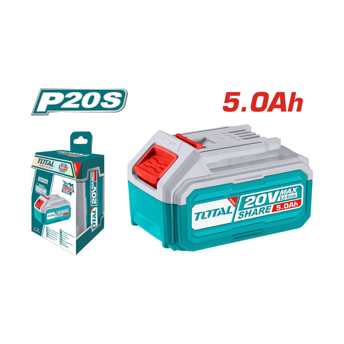 Bateria de Íons de Lítio 20V 5,0Ah P20S