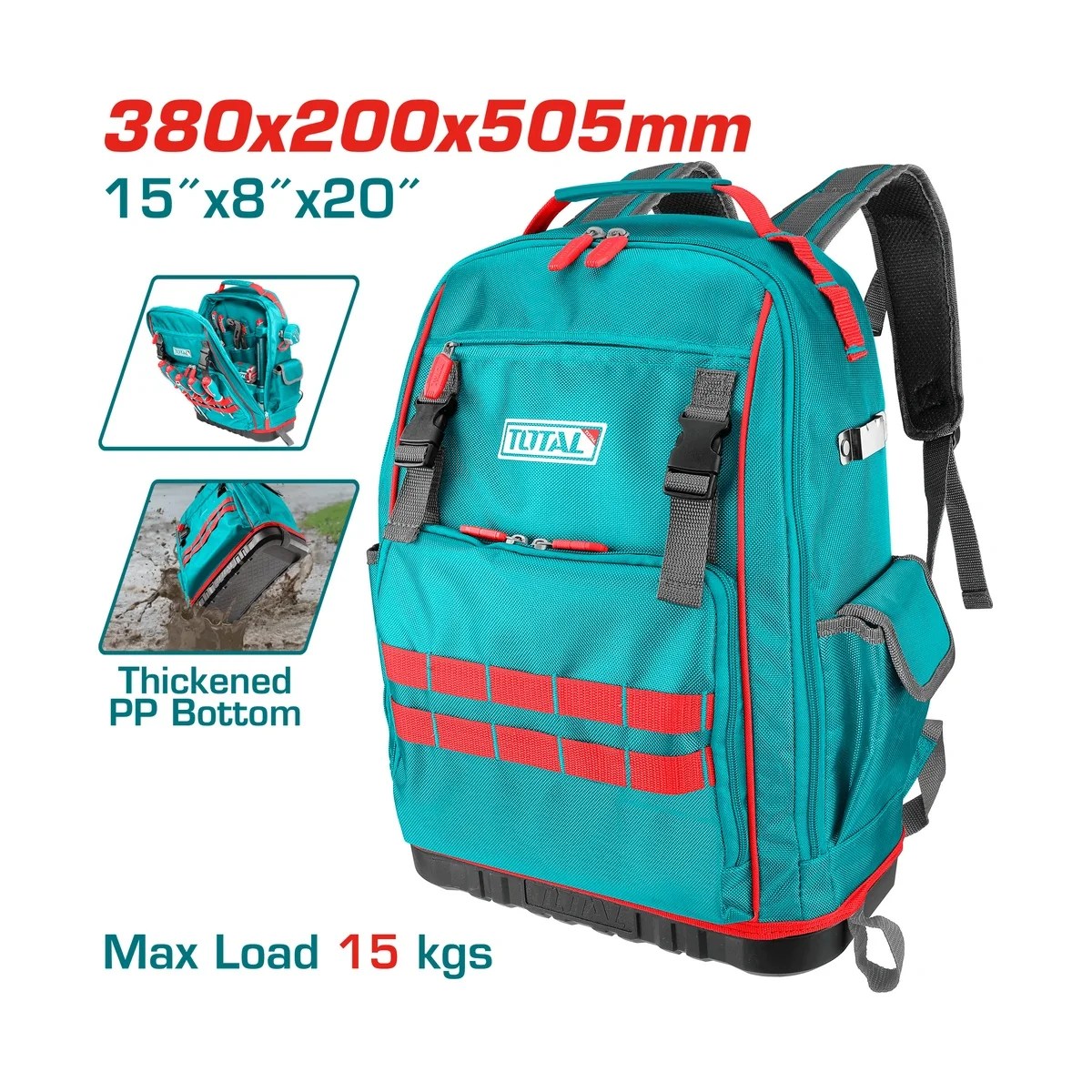 Mochila para Ferramentas Reforçada 15kg