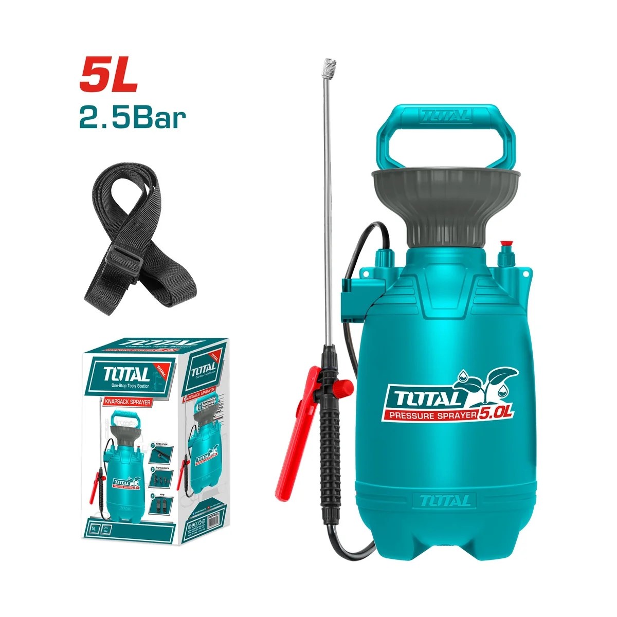 Pulverizador Manual de Pressão 5 Litros
