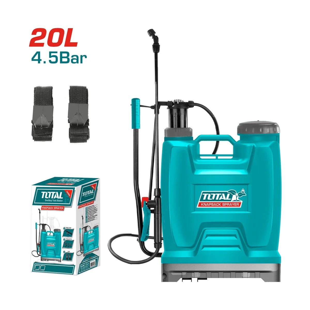 Pulverizador Costal Manual 20 Litros 4,5 Bar