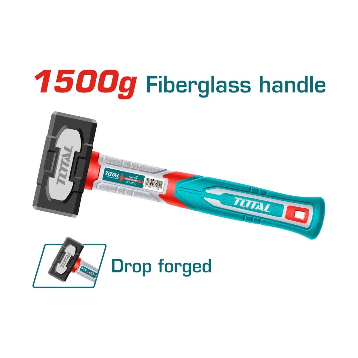 Marreta 1,5kg com Cabo de Fibra de Vidro