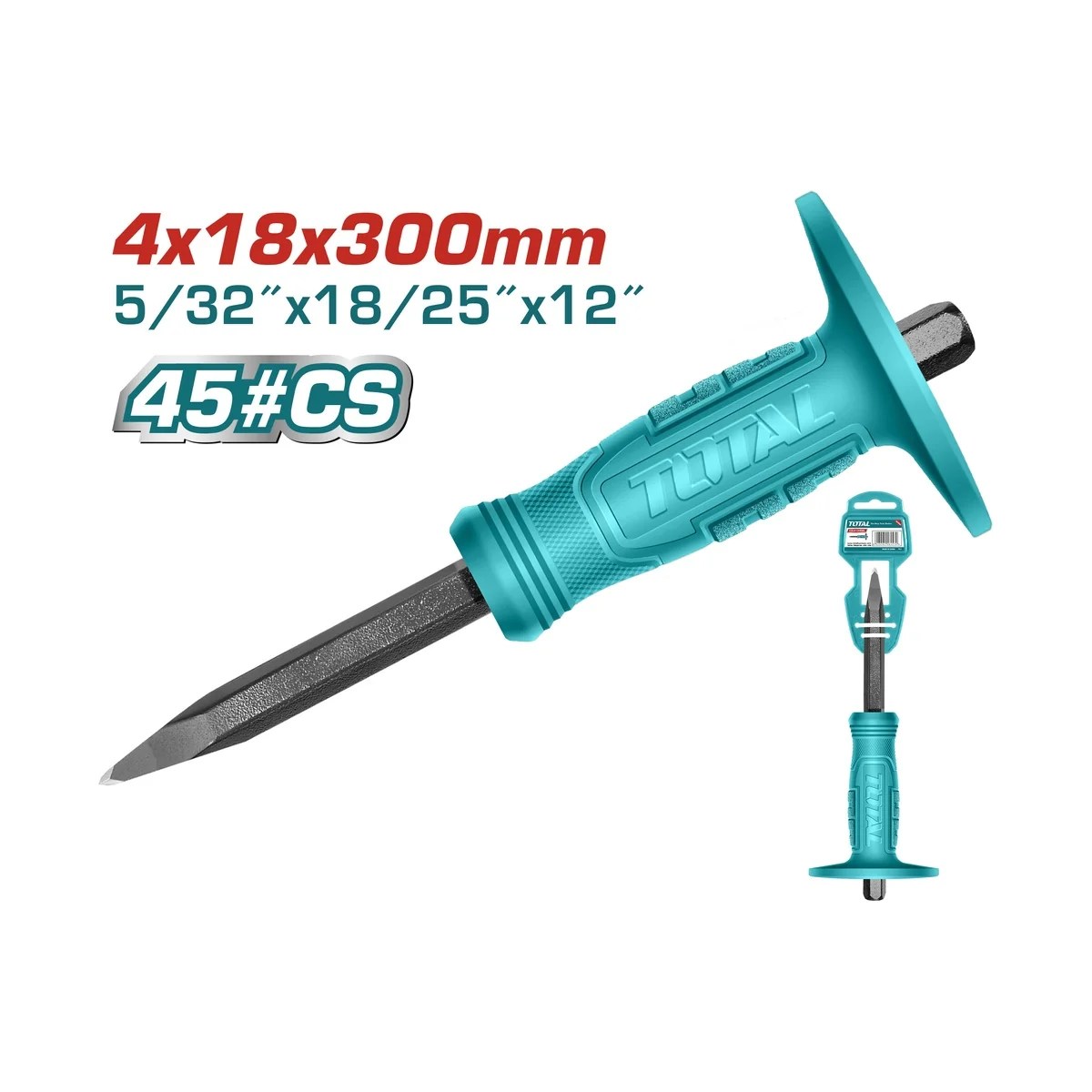Talhadeira para Concreto 300mm em Aço Carbono
