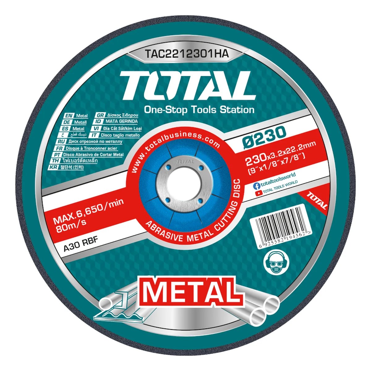 Disco De Corte De Metal Abrasivo