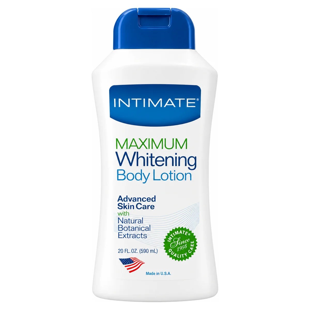 Loção Corporal Intimate Maximum Whitening com Extratos Botânicos 600 ml