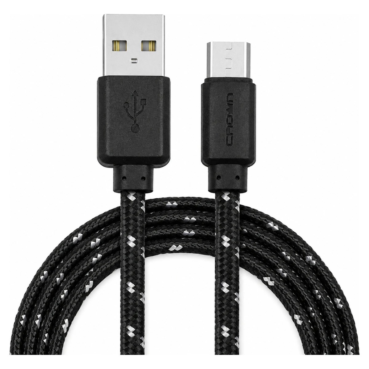 Cabo USB para Micro USB Crown Micro CMCU-3052M 2A 1 Metro
