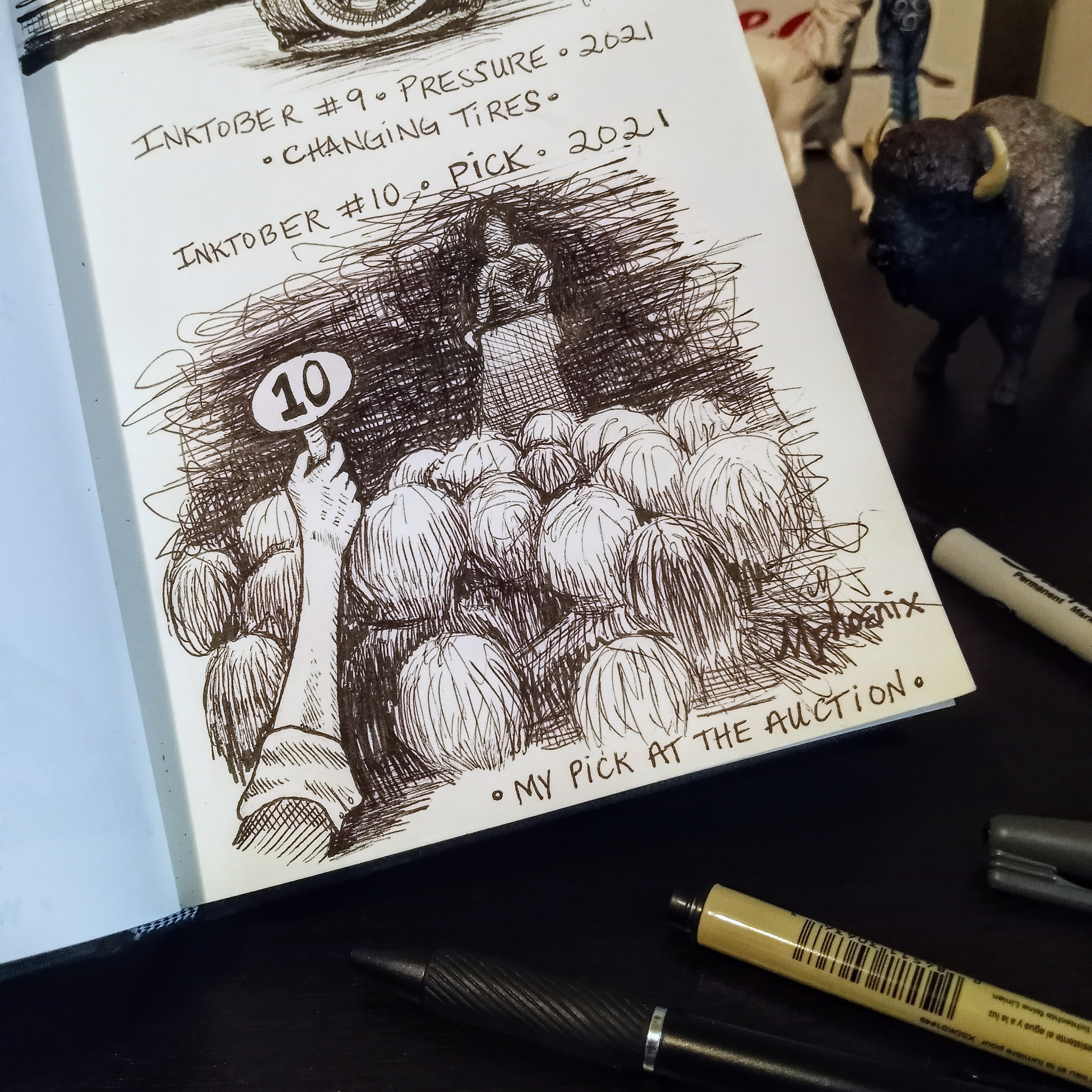 Inktober 2021 #10 – Pick