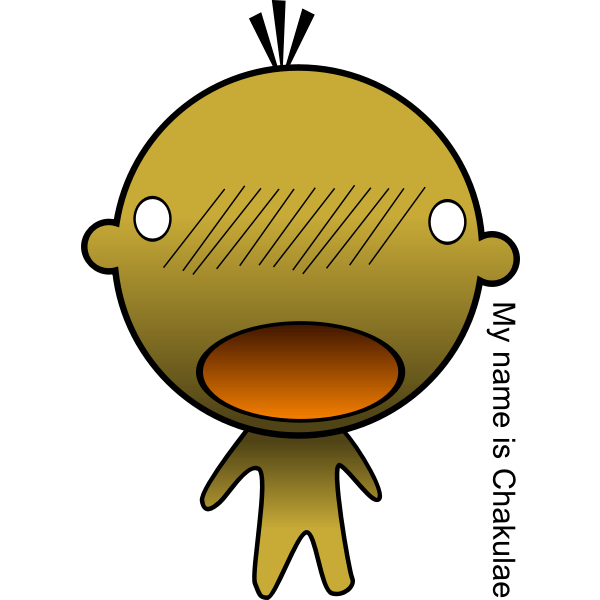 Green, art, boy, cartoon, drawing. Vector Drawing Of Big Headed Green Boy Character Free Svg