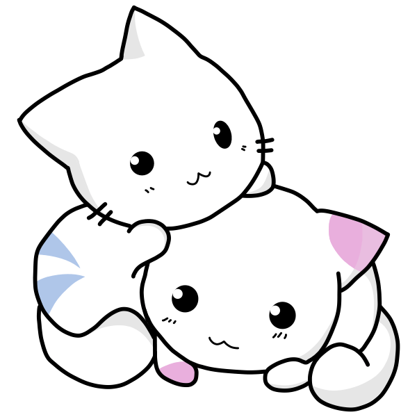 Click here and download the cute kitten svg cut file · window, mac, linux · last updated 2022 · commercial licence included. Cute Kittens Vector Drawing Free Svg