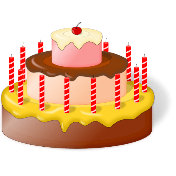 Get crafting with this exclusively designed lovesvg freebie. Image Of Birthday Cake With Cherry On Top Free Svg
