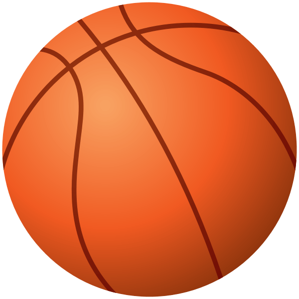 Vector Drawing Of A Basketball Ball Free Svg