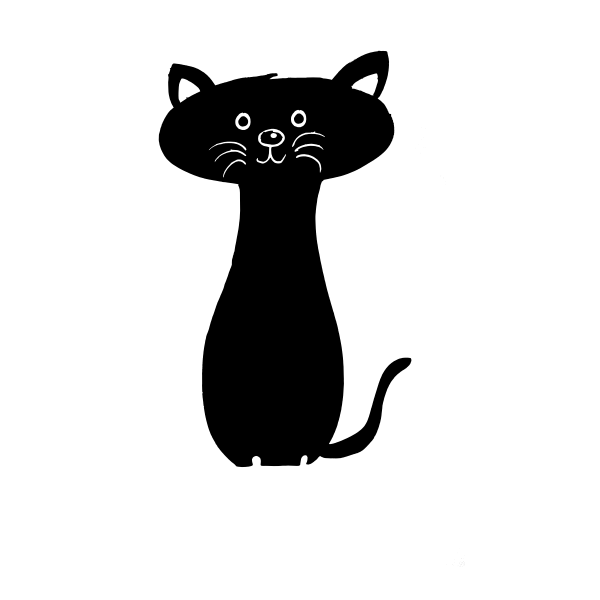 Download 28000+ royalty free black cat silhouette . Black Cat Silhouette Vector Clip Art Free Svg