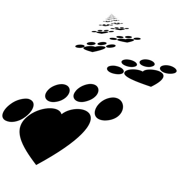Terbaru Heart Paws Free Svg SVG PNG EPS DXF File