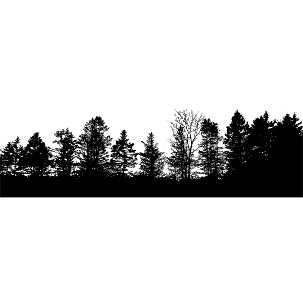 Download it free and share it with more people. Forest Treeline Silhouette 3 Free Svg