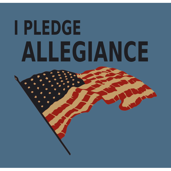 Allegiance antique flag patriotic patriotism pledge poster propaganda vintage war ww2 world war. Pledge Allegiance With Us Flag Free Svg