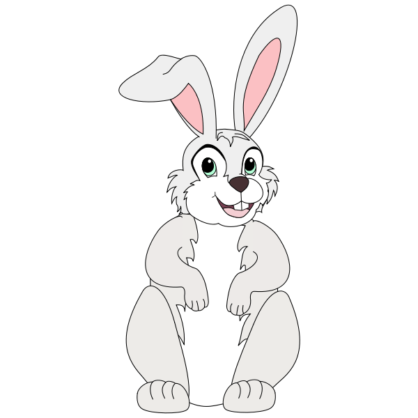 Download cartoon bunny png and use any clip art,coloring,png graphics in your . Cartoon Rabbit Free Svg