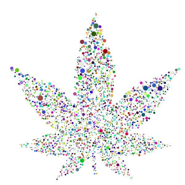 These are released under creative. Circular Marijuana Leaf Ii Prismatic Free Svg