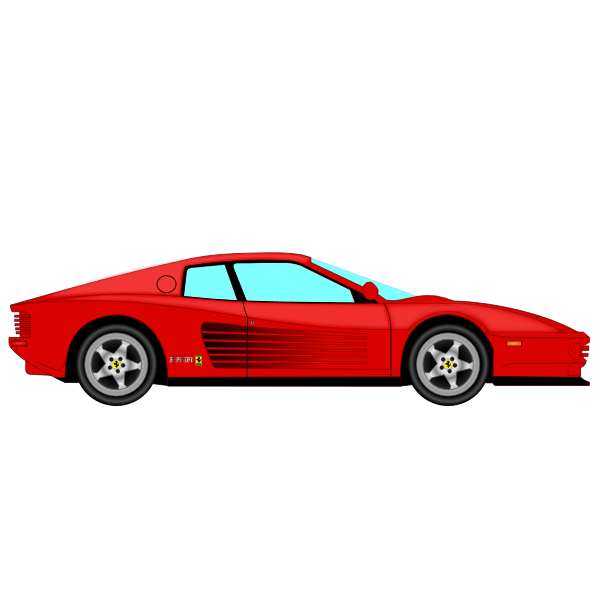 You can watch our lessons in a safe d. Vector Drawing Of Ferrari Testarossa Free Svg