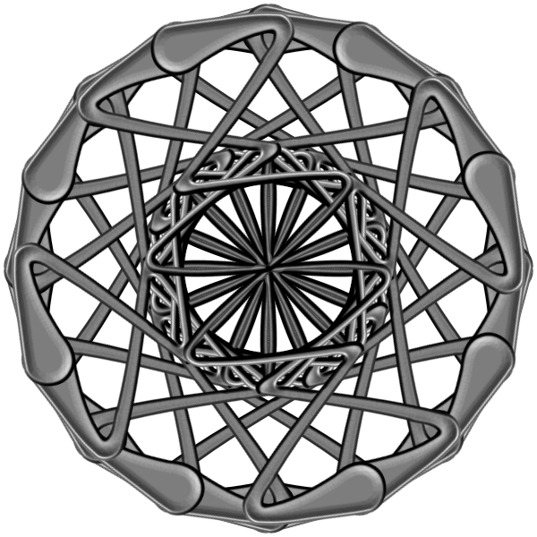 A layered border collie mandala designed for cutting machines. Round Silver Mandala Free Svg