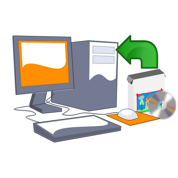 Install Computer Software Cd Vector Clip Art Free Svg - Premium Space Photo Gallery - High Resolution