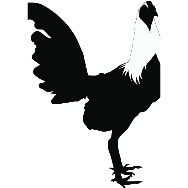 Free svg cut file design: Rooster Silhouette Free Svg