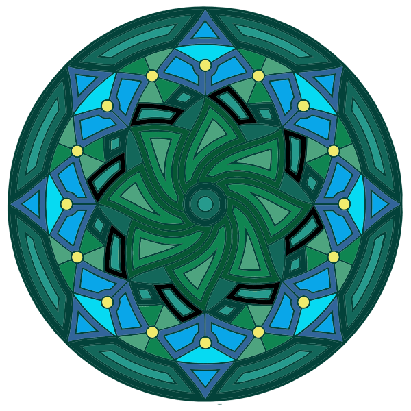 Terbaru Round Mandala Design Free Svg SVG PNG EPS DXF File